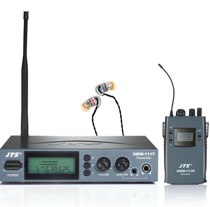 JTS SIEM-111T/SIEM-111R in-ear monitoring system (channel 38)