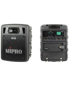 Mipro MA-300D 50W portable PA system with dual receivers 5.8GHz