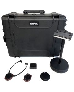 Sennsis PIR 80 portable infrared hearing system with case