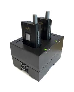 Tourtalk TT-C2 Charger. Please note. The charger is not supplied with the receivers shown in this image.