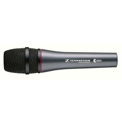 Sennheiser e865 super-cardioid pre-polarised condenser microphone