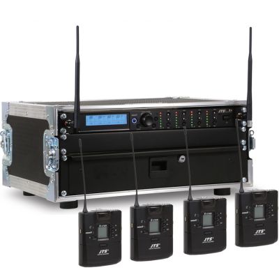 JTS R-4-RACK-4TB ‘All Racked Up’ 4-way radio bodypack transmitter system JTS R-4-RACK-4TB ‘All Racked Up’ 4-way radio bodypack transmitter system