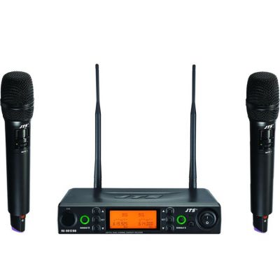 JTS RU-8012DB/RU-G3TH dual channel radio handheld microphone transmitter system JTS RU-8012DB/RU-G3TH dual channel radio handheld microphone transmitter system