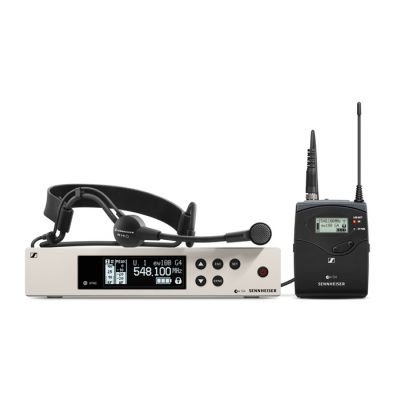 Sennheiser ew 100 G4-ME3 radio headband microphone system Sennheiser ew 100 G4-ME3 radio headband microphone system