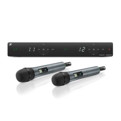 Sennheiser XSW 1-825 DUAL channel radio handheld microphone transmitter system Sennheiser XSW 1-825 DUAL channel radio handheld microphone transmitter system