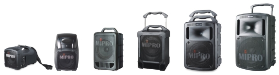 Mipro portable sound system range