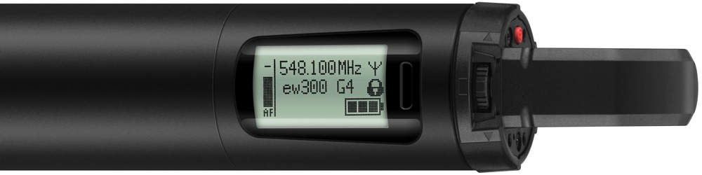 New Sennheiser ew G4 SKM handheld transmitter LCD display