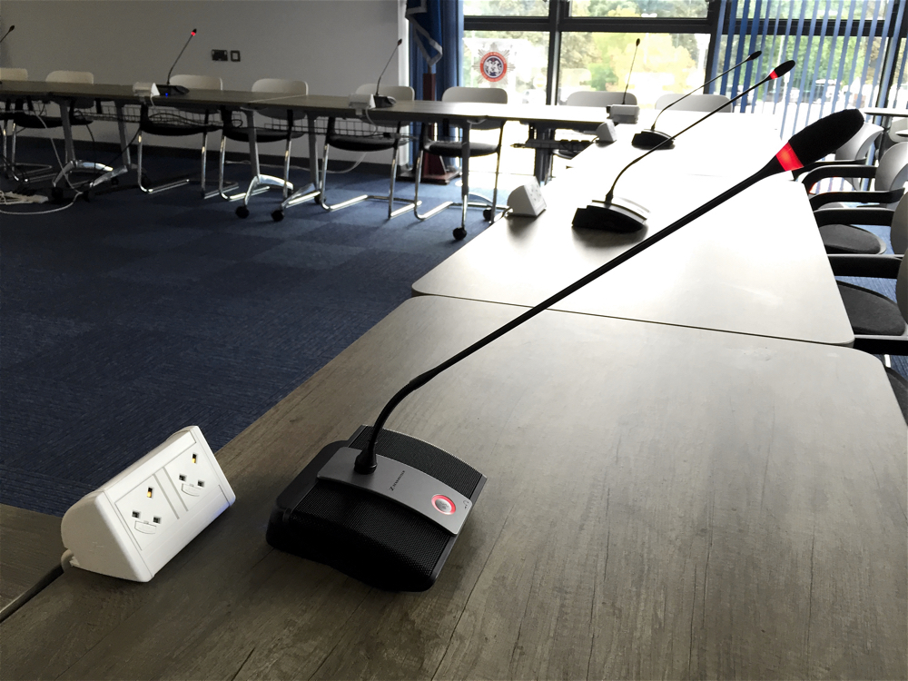 Wireless conference system for Fire Authority meetings News